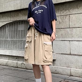 Amazon | [二力] ハーフパンツ レディース 半ズボン カーゴ
